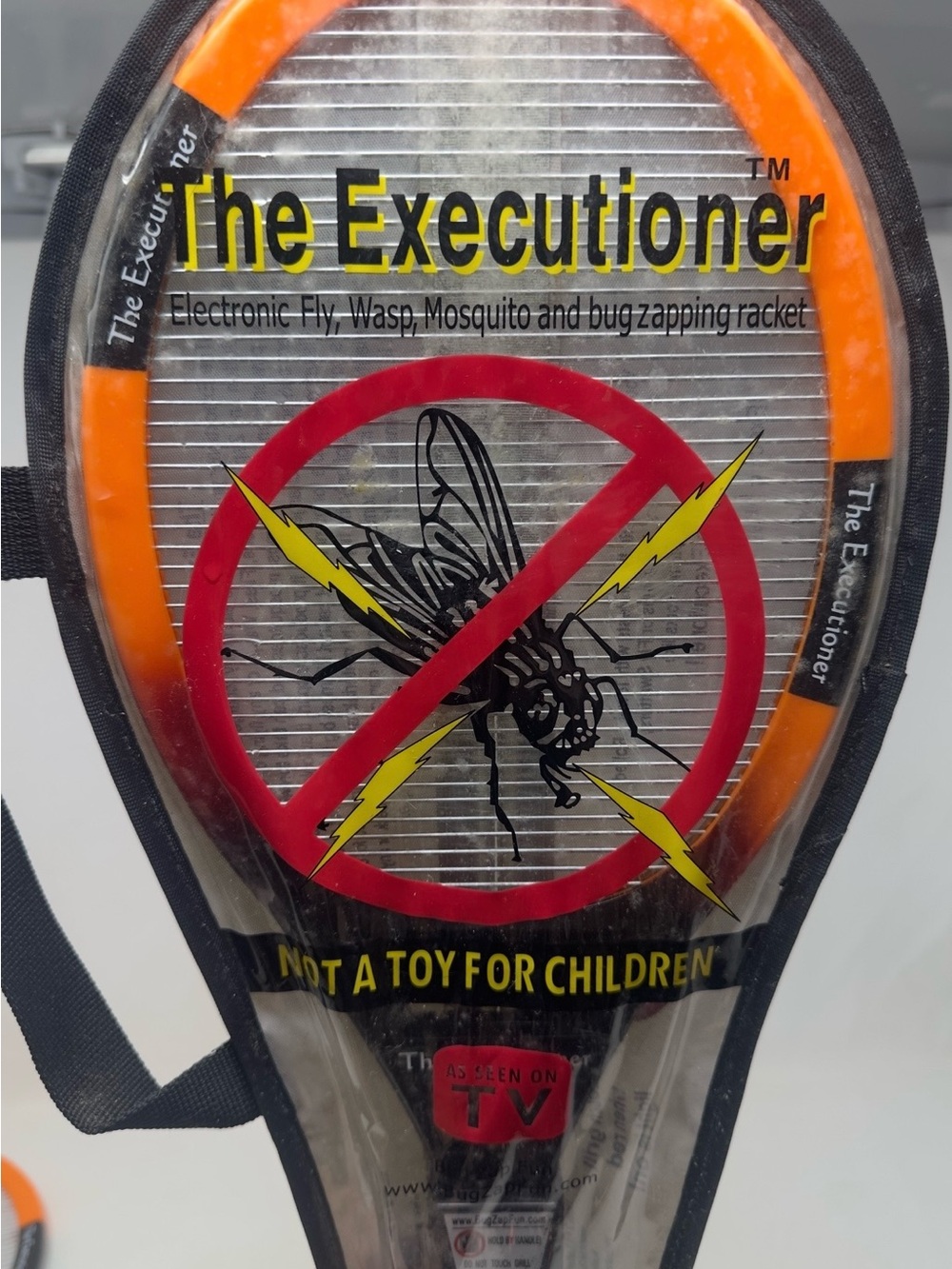 Electric Insect Zapper Racket - , Orange/Black - Picture 2 of 3